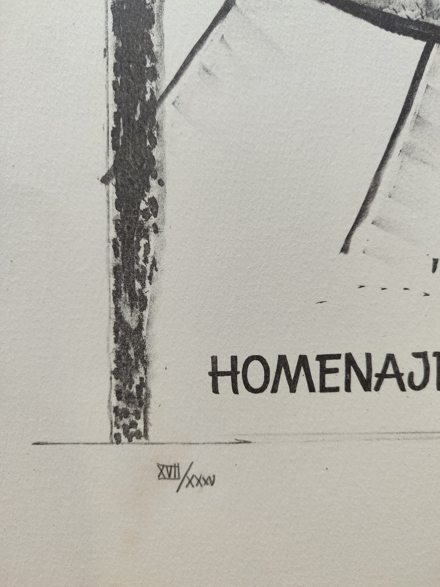 Pablo Serrano – Hódolat Gaudinak (kézzel színezett)