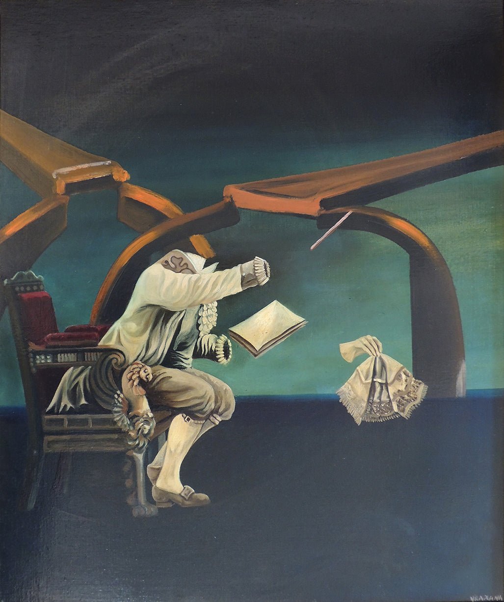 cuadro original de vendor Francesc Vilaplana - Ilustrado musical arte contemporáneo en Gaudifond