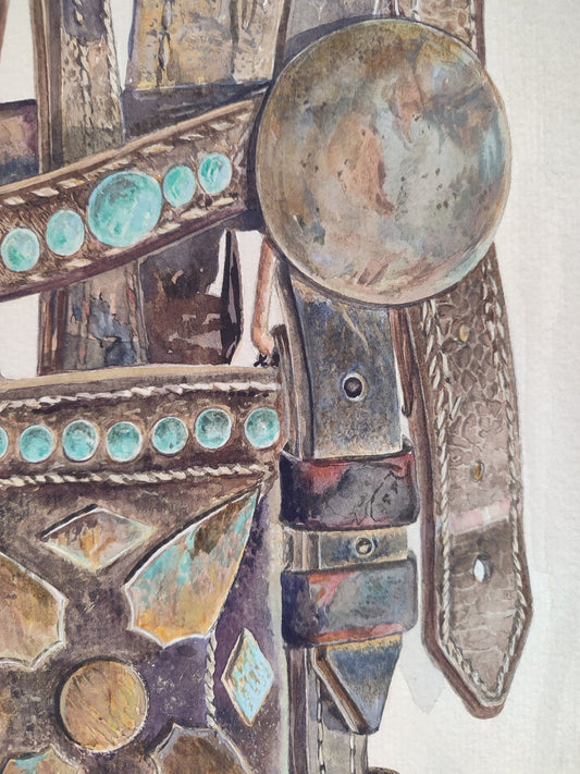 cuadro original de vendor Isidro Ventura - Cabego cavall arte contemporáneo en Gaudifond