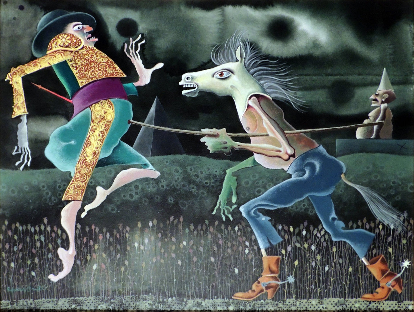 cuadro original de vendor Josep Maria Rovira - Brull - Tauromaquia II arte contemporáneo en Gaudifond