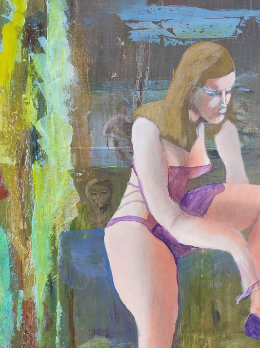 cuadro original de vendor Sonja Sananes - Dos mujeres arte contemporáneo en Gaudifond