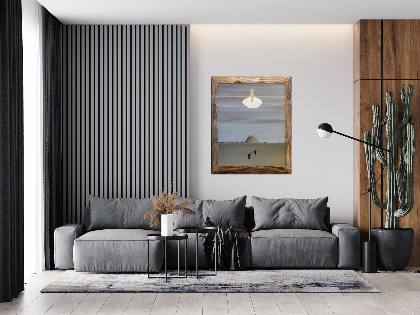 Francesc Calvet Maternitat cuadro surrealista Gaudifond decoración interiores