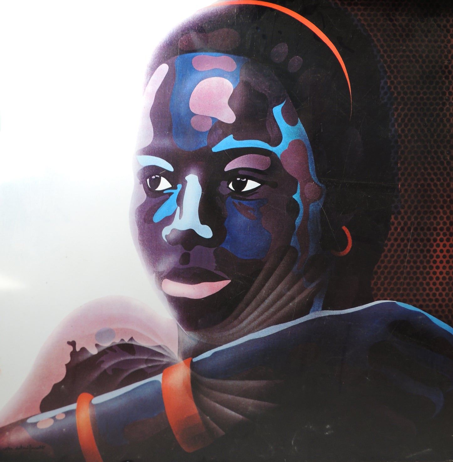 Impresión sobre plancha metálica edición limitada arte contemporáneo Antoni Miró Futur negre Gaudifond