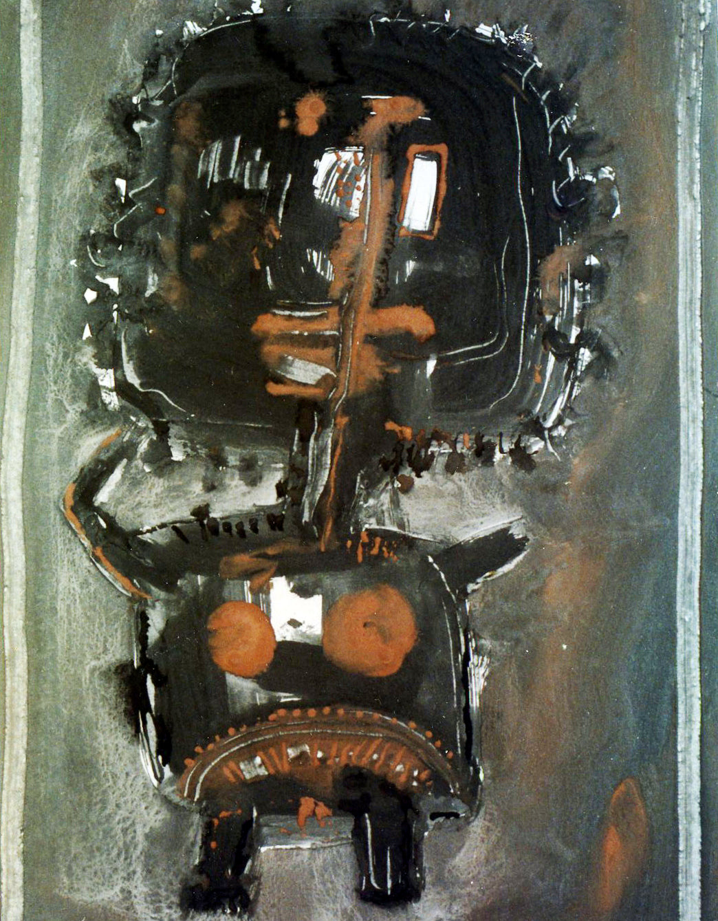 Dibujo abstracto Agustín Alamán Hiroshima D-4 Gaudifond