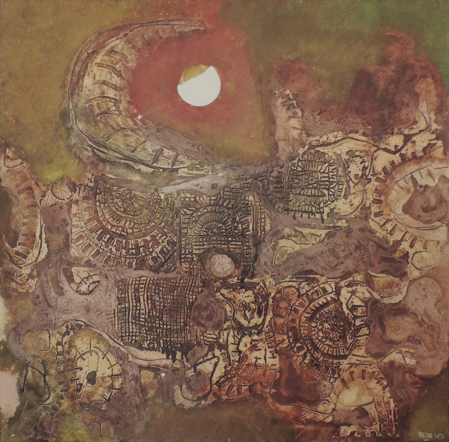 Carlos Ferreyra Astral cuadro abstracto Gaudifond