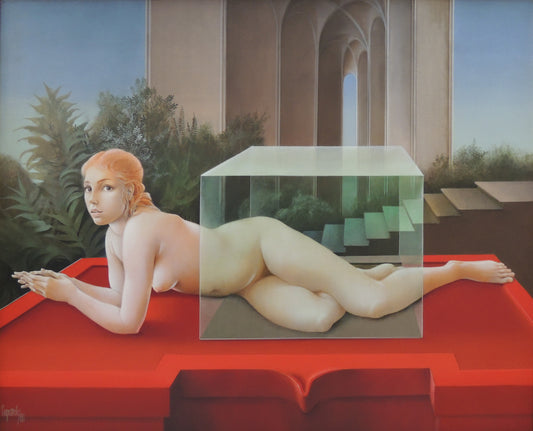 Glauco Capozzoli - Desnudo y caja cristal