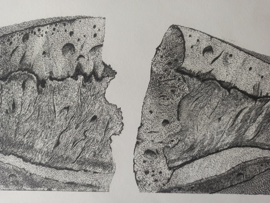 Pablo Serrano Barra de Pan aguafuerte detalle Gaudifond