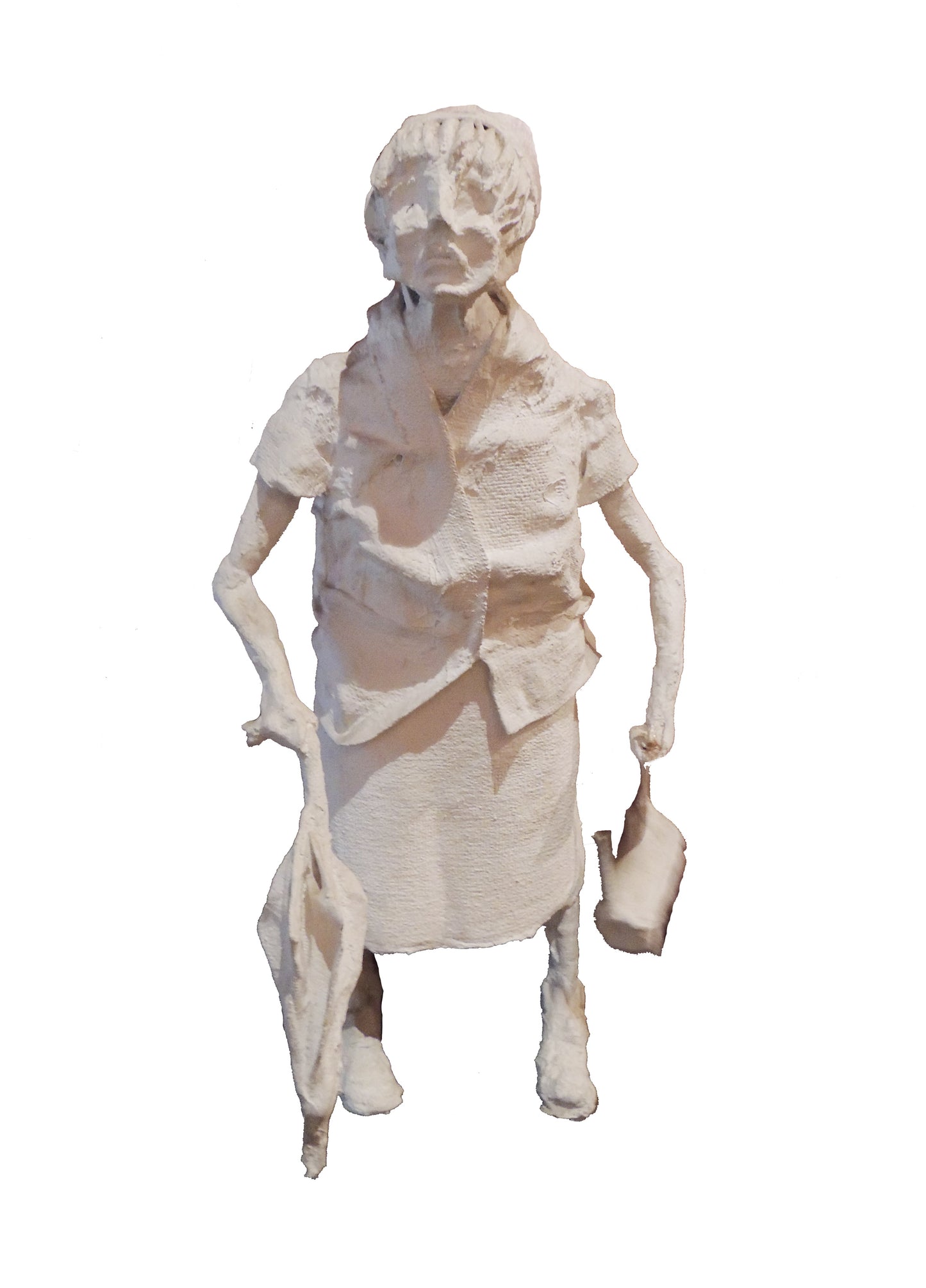 Francesc Anglès - Mujer con paraguas