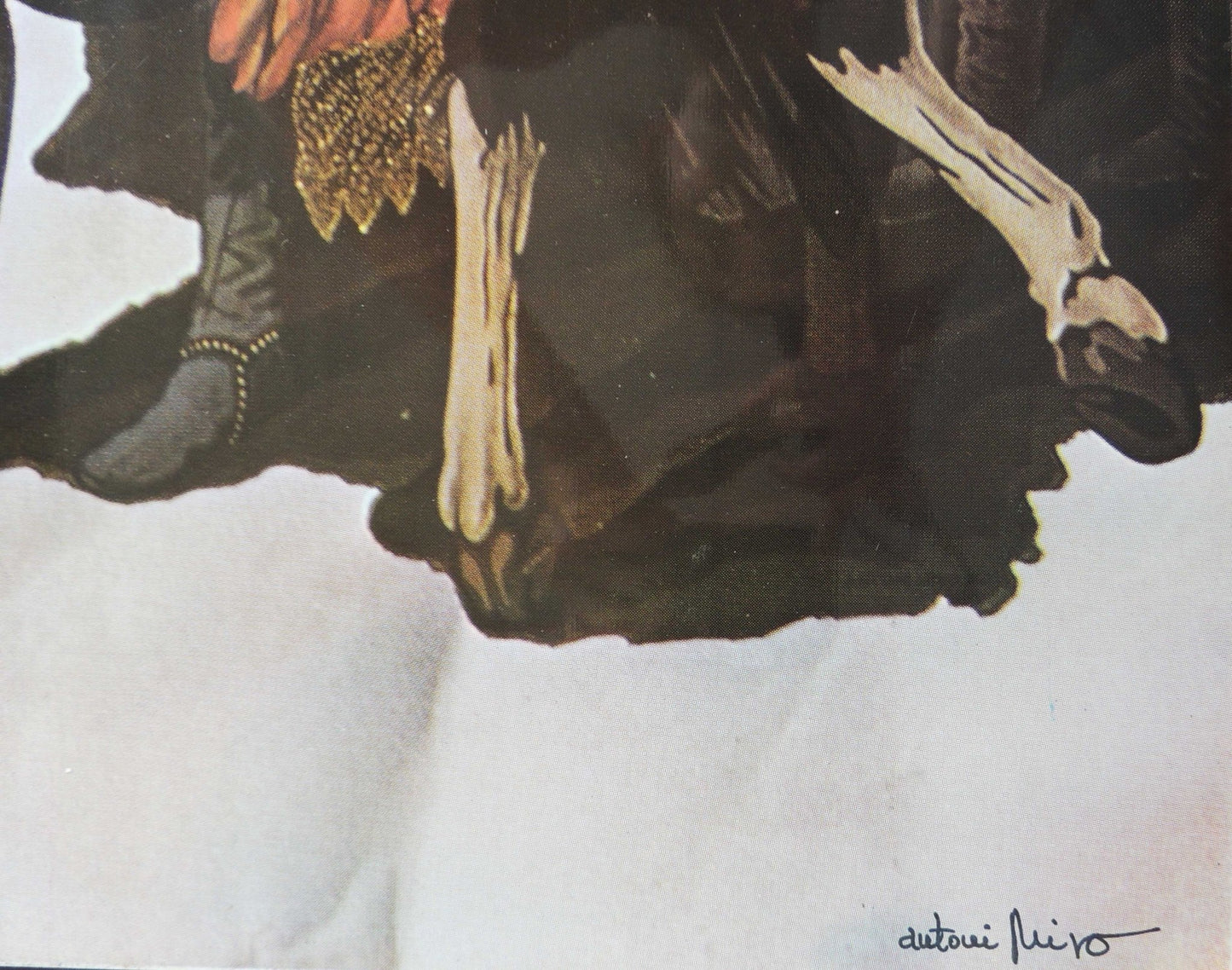 cuadro original de vendor Antoni Miró - Nosaltes i les llances arte contemporáneo en Gaudifond