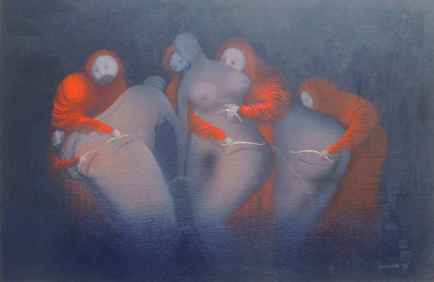 cuadro original de vendor Fernando Pereznieto - Las tres gracias arte contemporáneo en Gaudifond