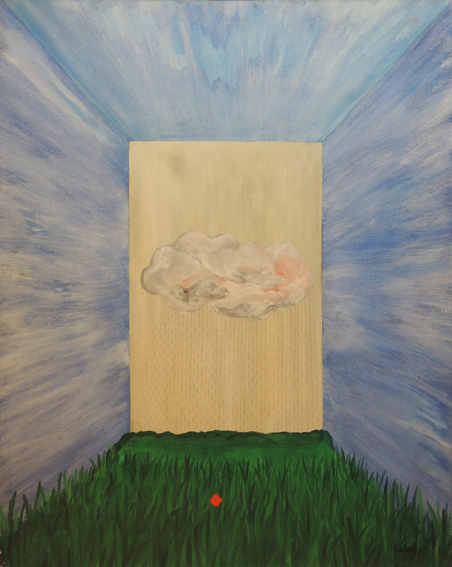 cuadro original de vendor Francesc Calvet - Llovió y... arte contemporáneo en Gaudifond