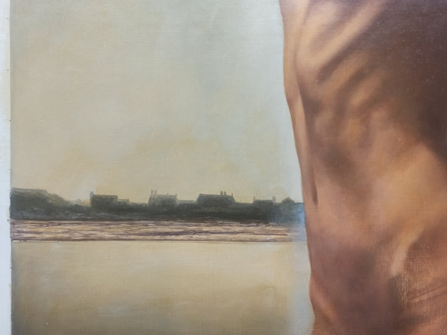 cuadro original de vendor Gregorio Sabillón - Baño azul arte contemporáneo en Gaudifond