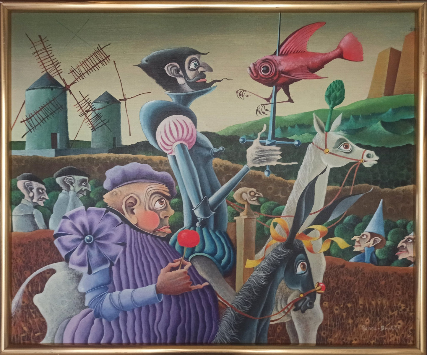 cuadro original de vendor Josep Maria Rovira - Brull - La poma ensucrada arte contemporáneo en Gaudifond