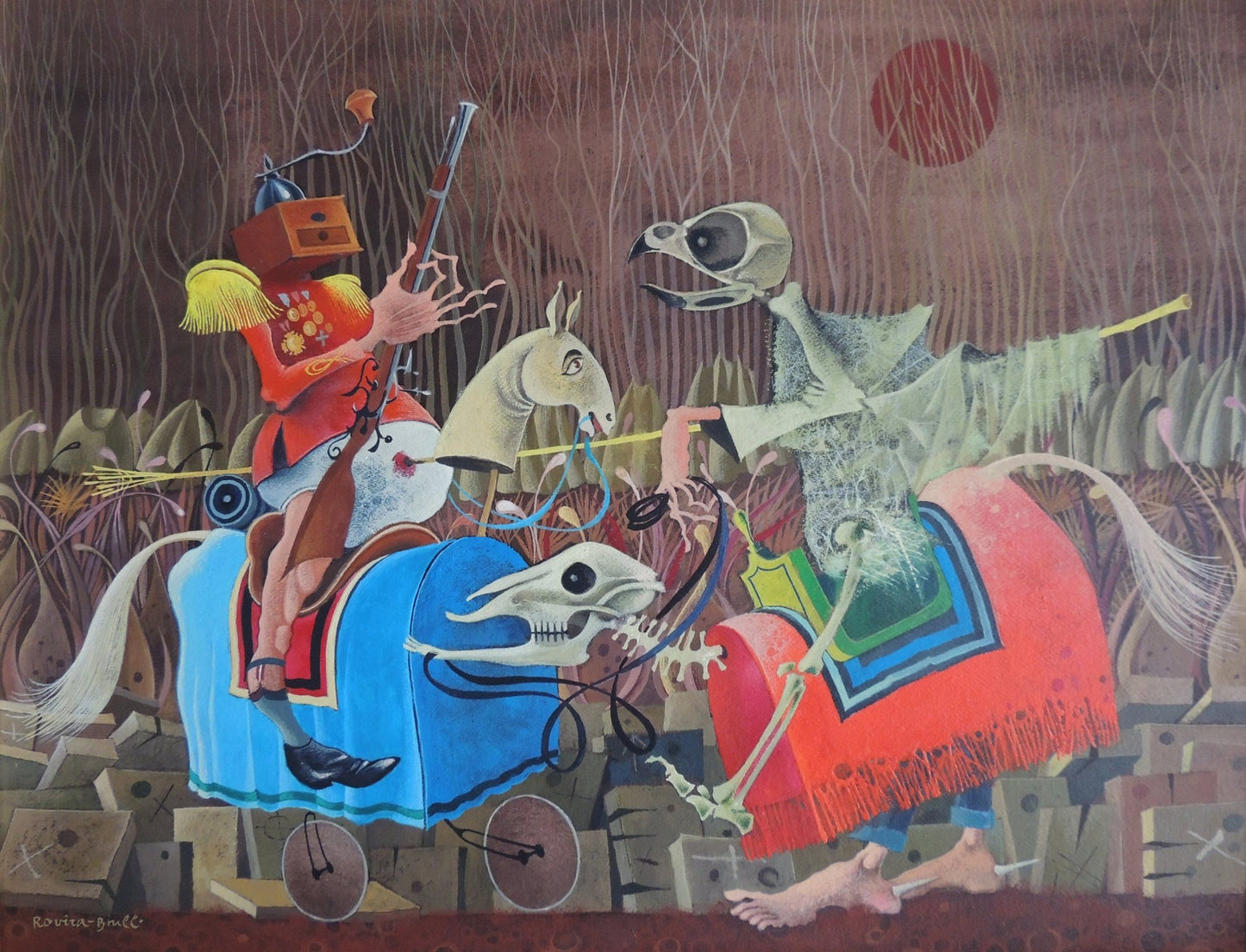 cuadro original de vendor Josep Maria Rovira Brull - L’Andromina occeixa en medallas arte contemporáneo en Gaudifond