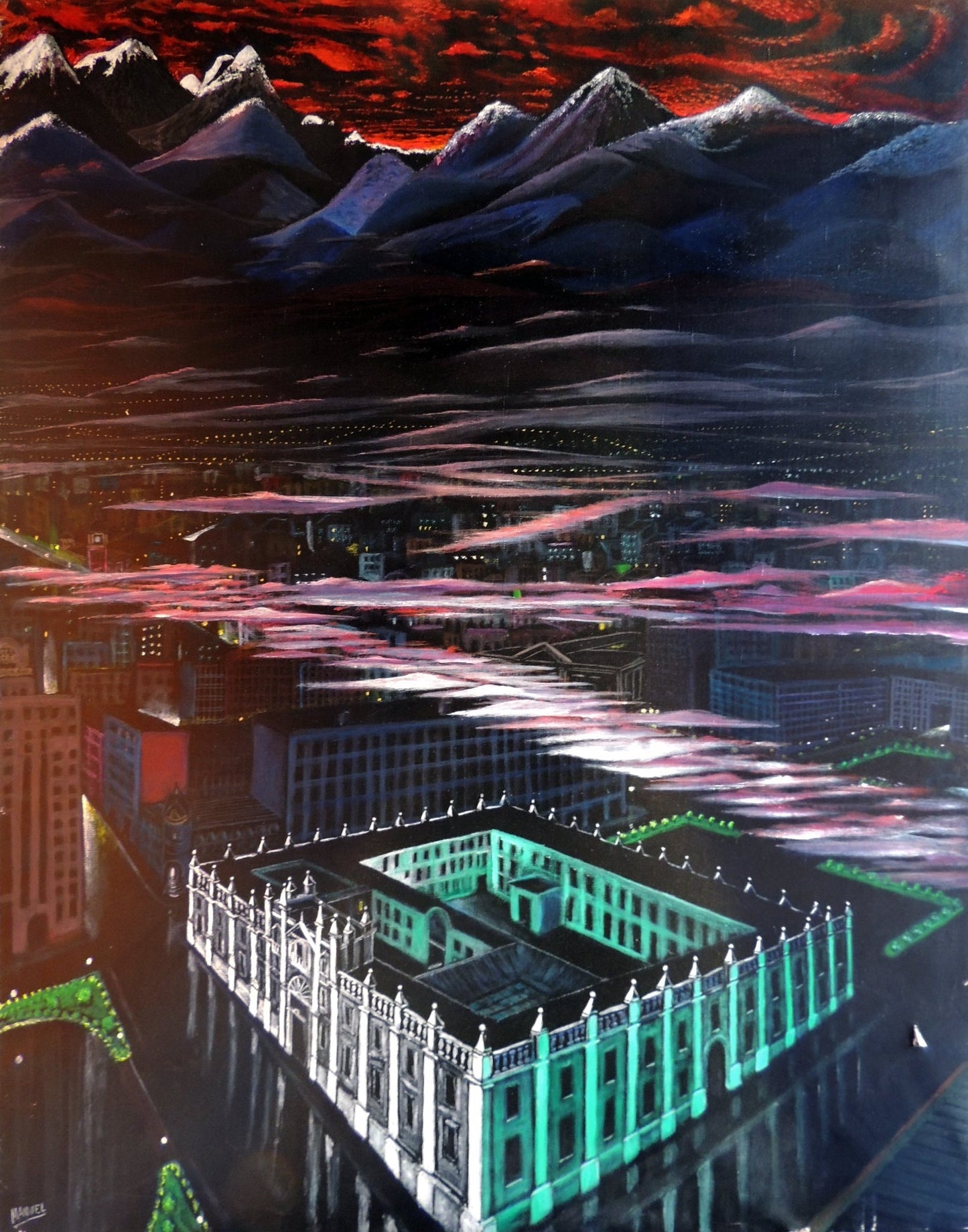 Manuel Carmona - Palais de la Monnaie. Santiago, Chili