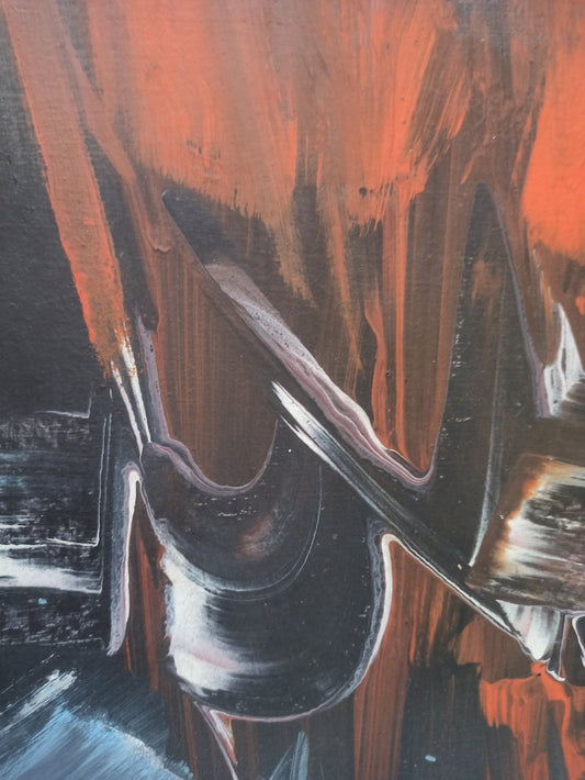 detalle de "Tela gris claro" de Manuel Viola pintura abstracta en tonos grises con texturas matéricas y contrastes sutiles