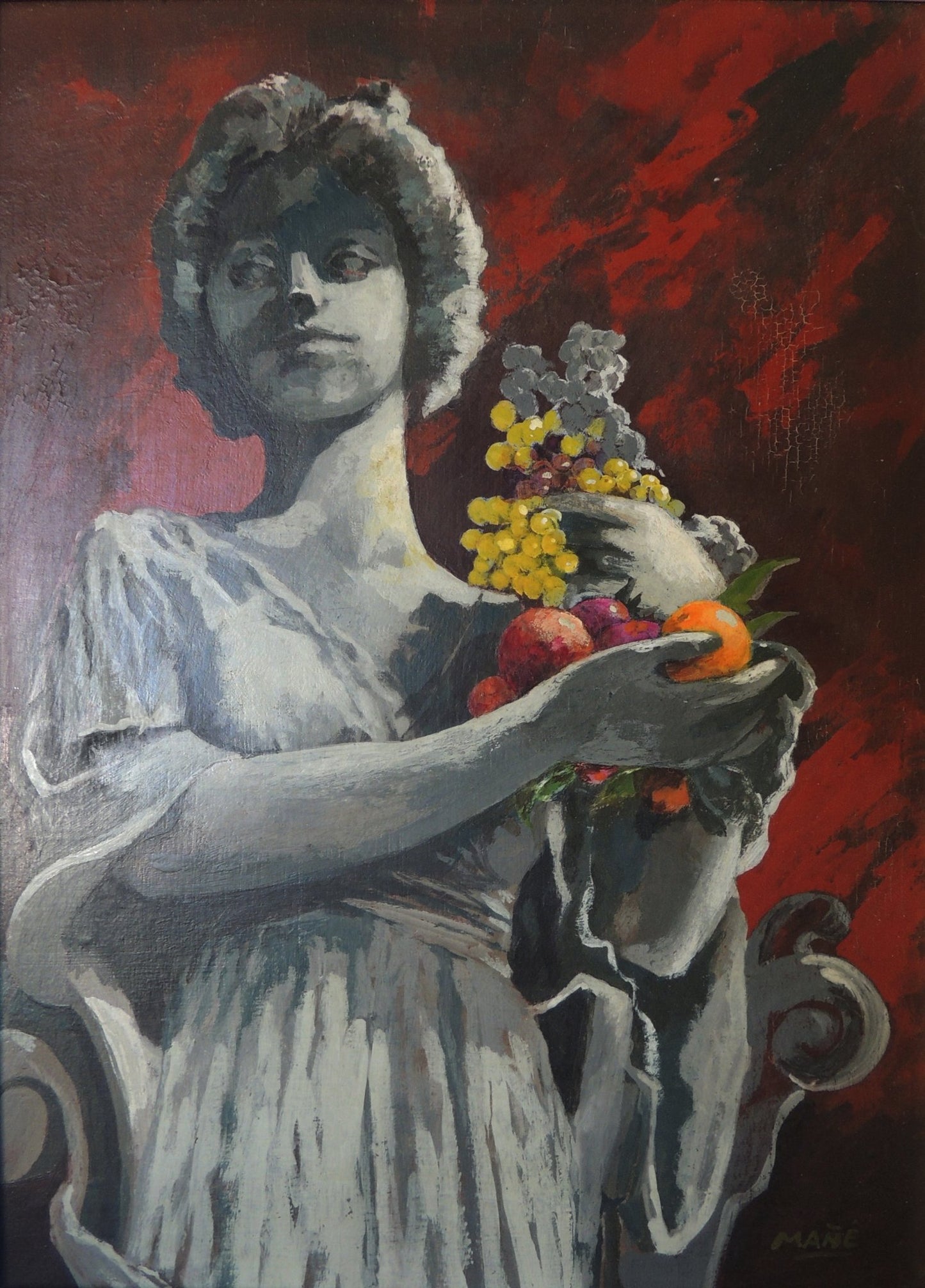 cuadro original de vendor Pablo Mañé - Dama Otoñal arte contemporáneo en Gaudifond