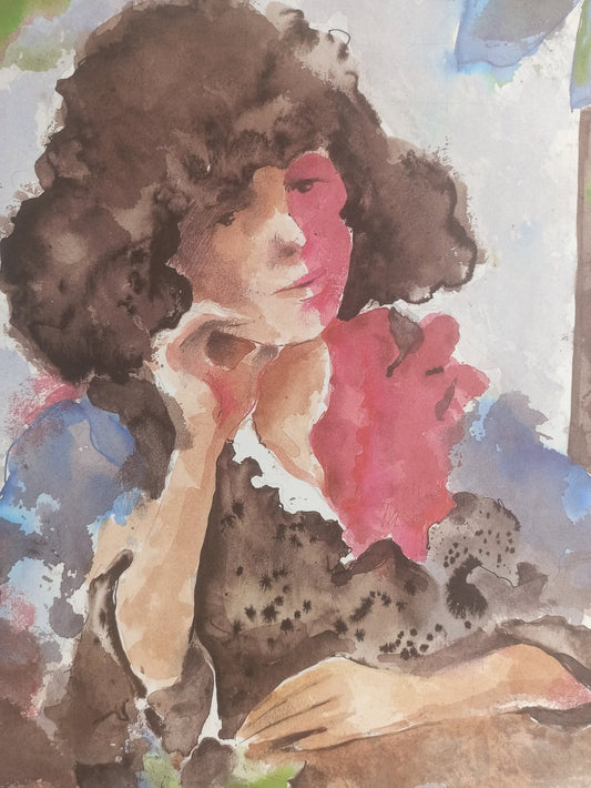 cuadro original de vendor Pedro Soler - Pensativa arte contemporáneo en Gaudifond