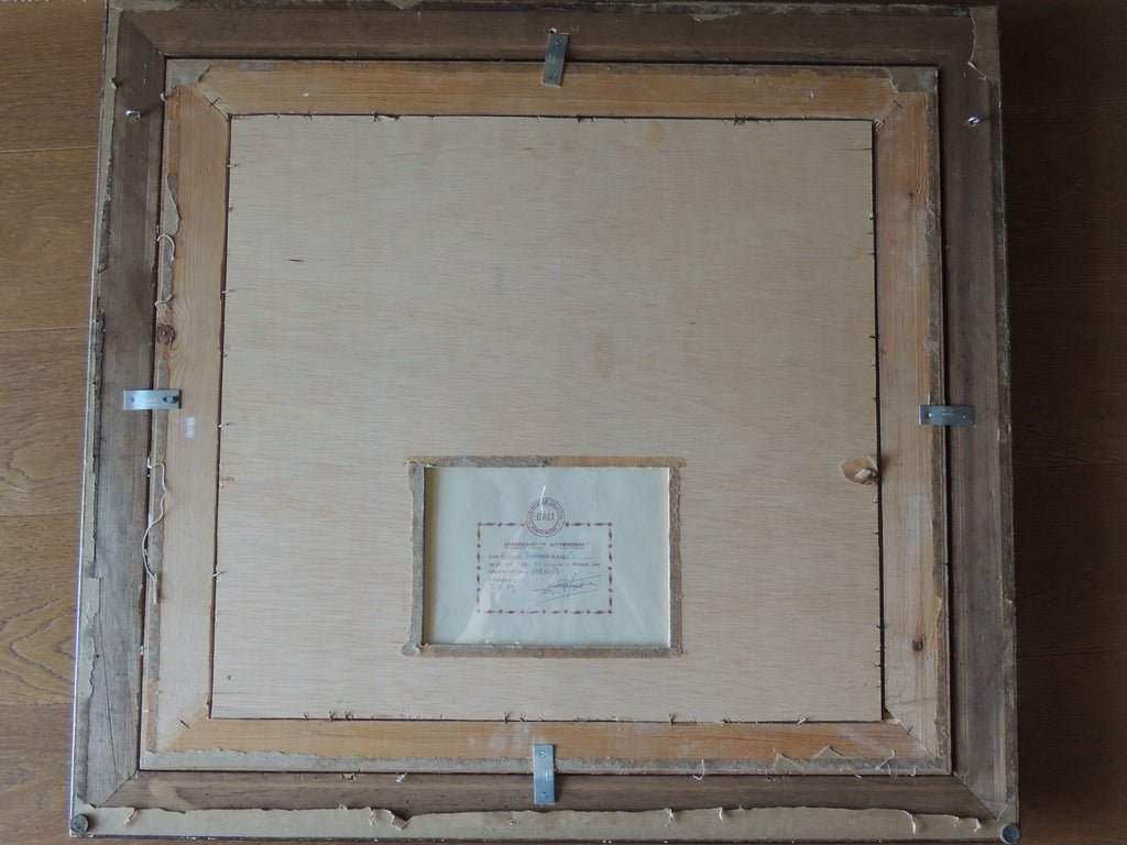 cuadro original de vendor Salvador Dalí - Homenaje a Raimundo Llull arte contemporáneo en Gaudifond