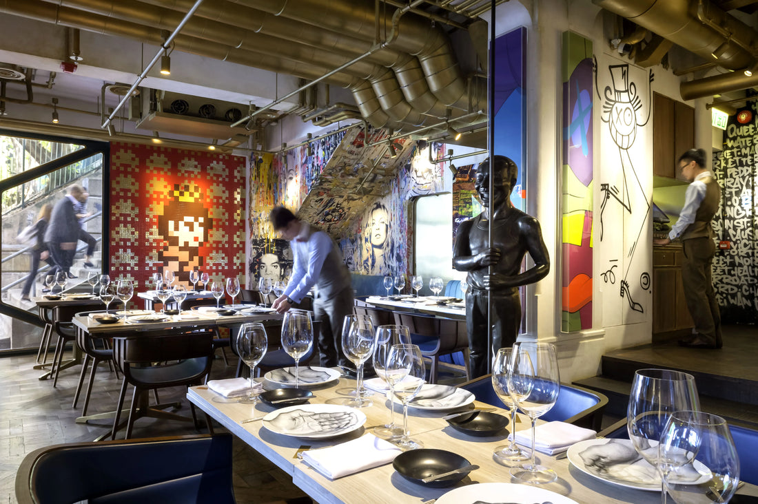 El arte como decoración para negocios
