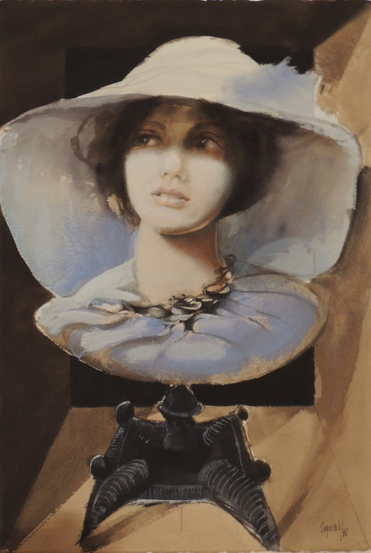 Glauco Capozzoli - Retrato con sombrero