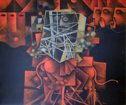 cuadro original de vendor Eduard Alcoy - Quevedo II. arte contemporáneo en Gaudifond