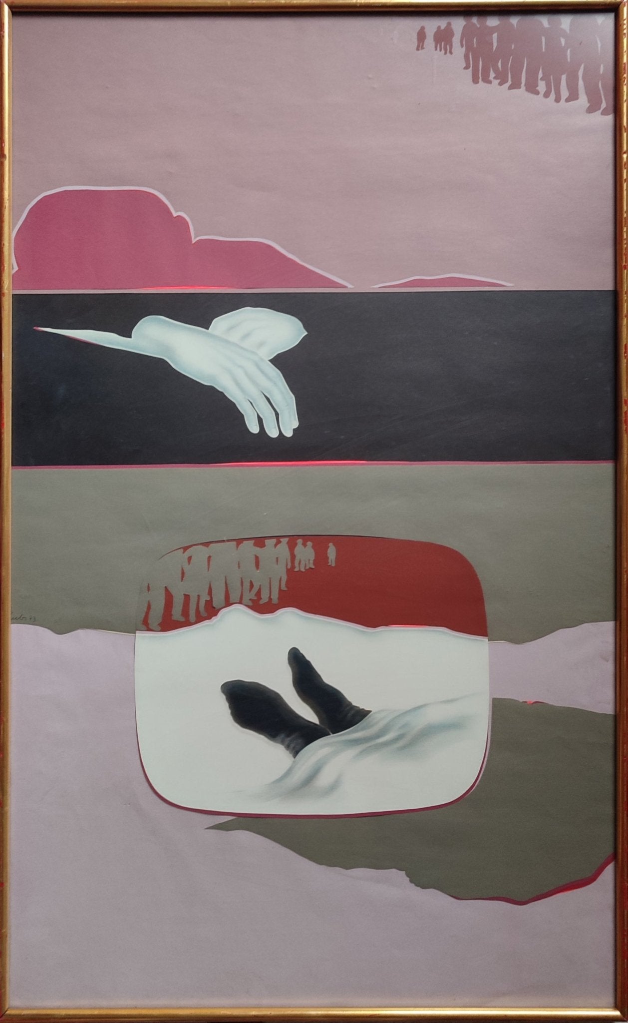 cuadro original de vendor Helga Krebs - Se fue? arte contemporáneo en Gaudifond