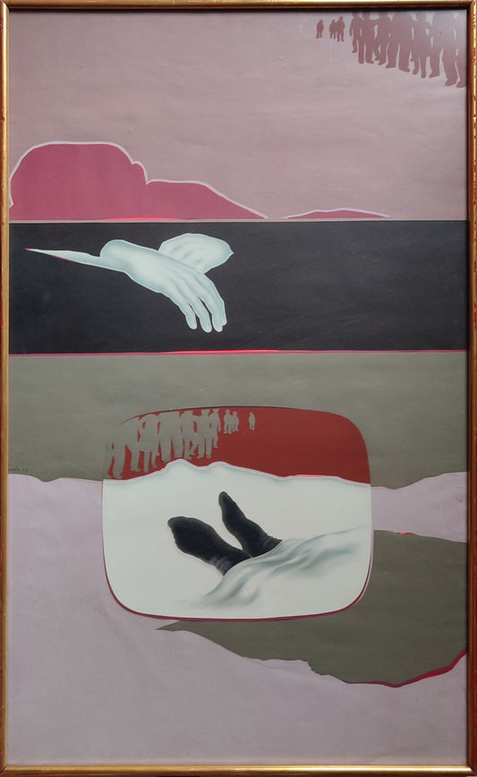 cuadro original de vendor Helga Krebs - Se fue? arte contemporáneo en Gaudifond