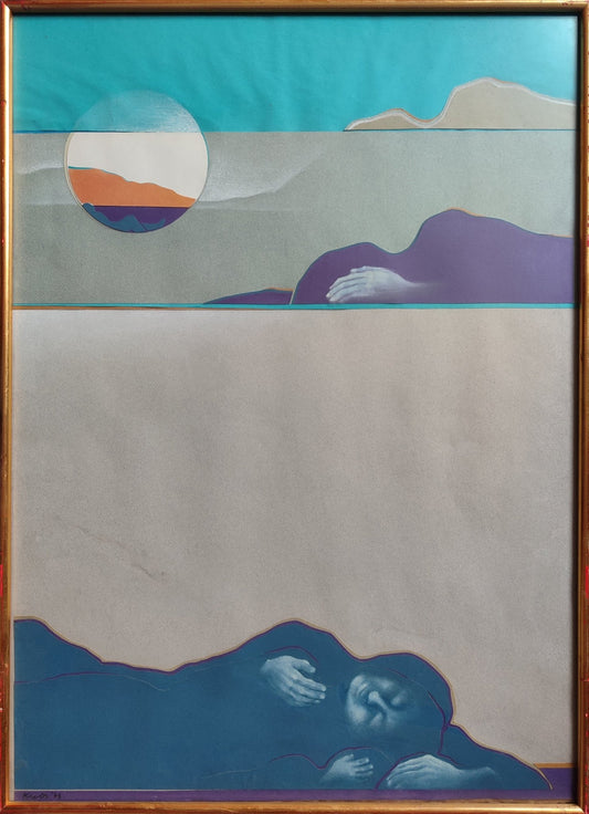 cuadro original de vendor Helga Krebs - Sleepy arte contemporáneo en Gaudifond