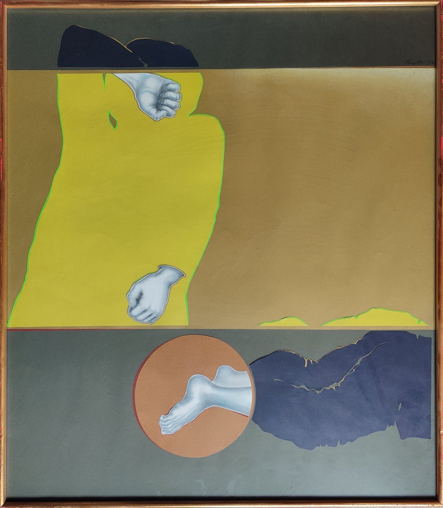 cuadro original de vendor Helga Krebs - Zu spat arte contemporáneo en Gaudifond