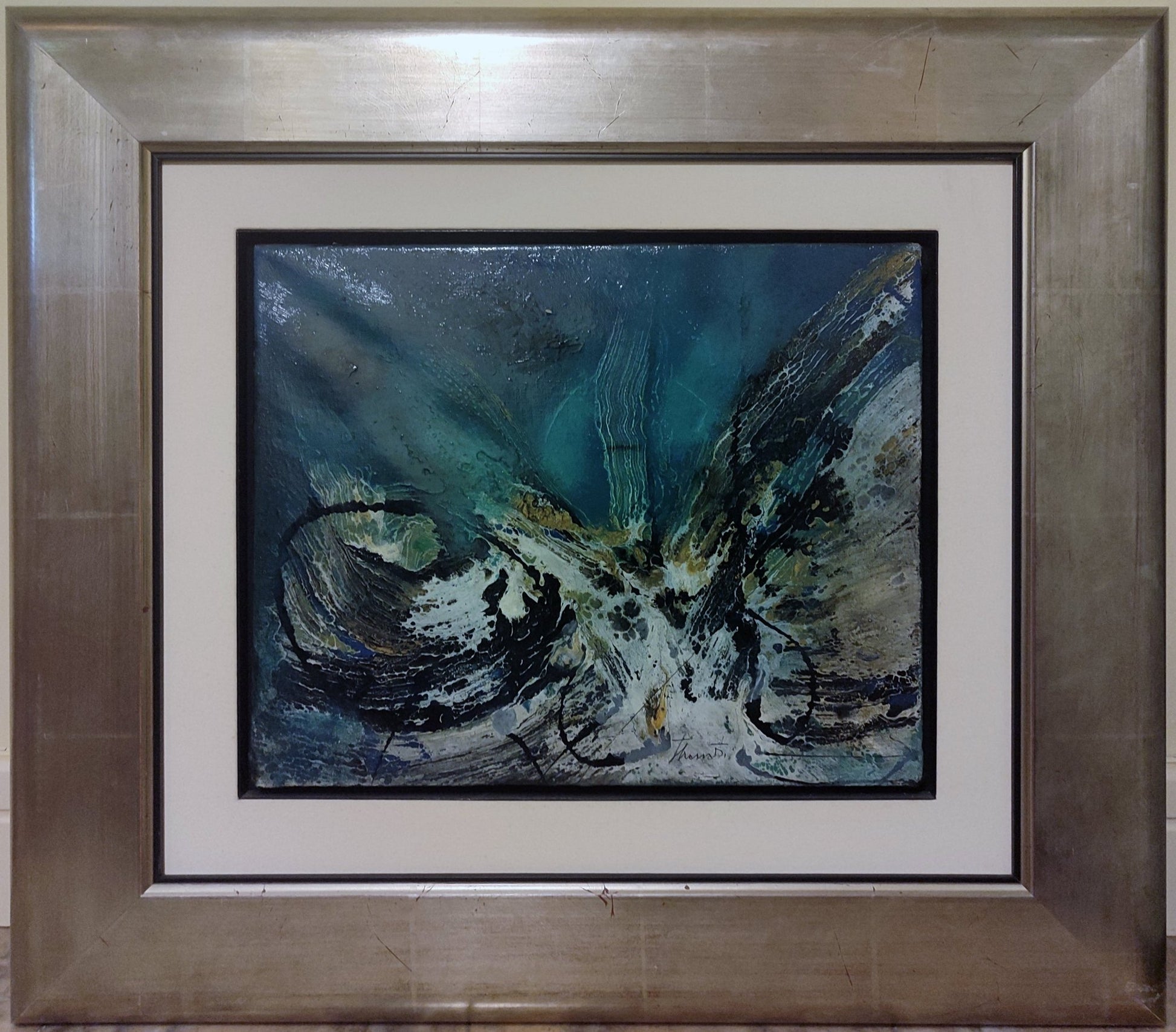 cuadro original de vendor Joan Josep Tharrats - Azul arte contemporáneo en Gaudifond
