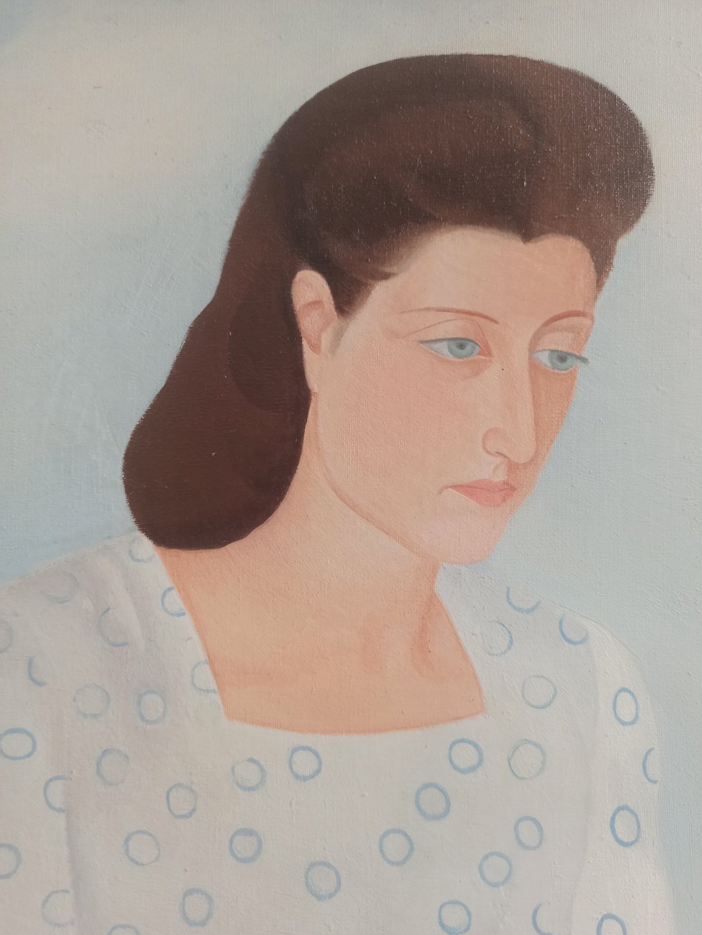 cuadro original de vendor Juan Navarro Ramón - Figura con maceta arte contemporáneo en Gaudifond