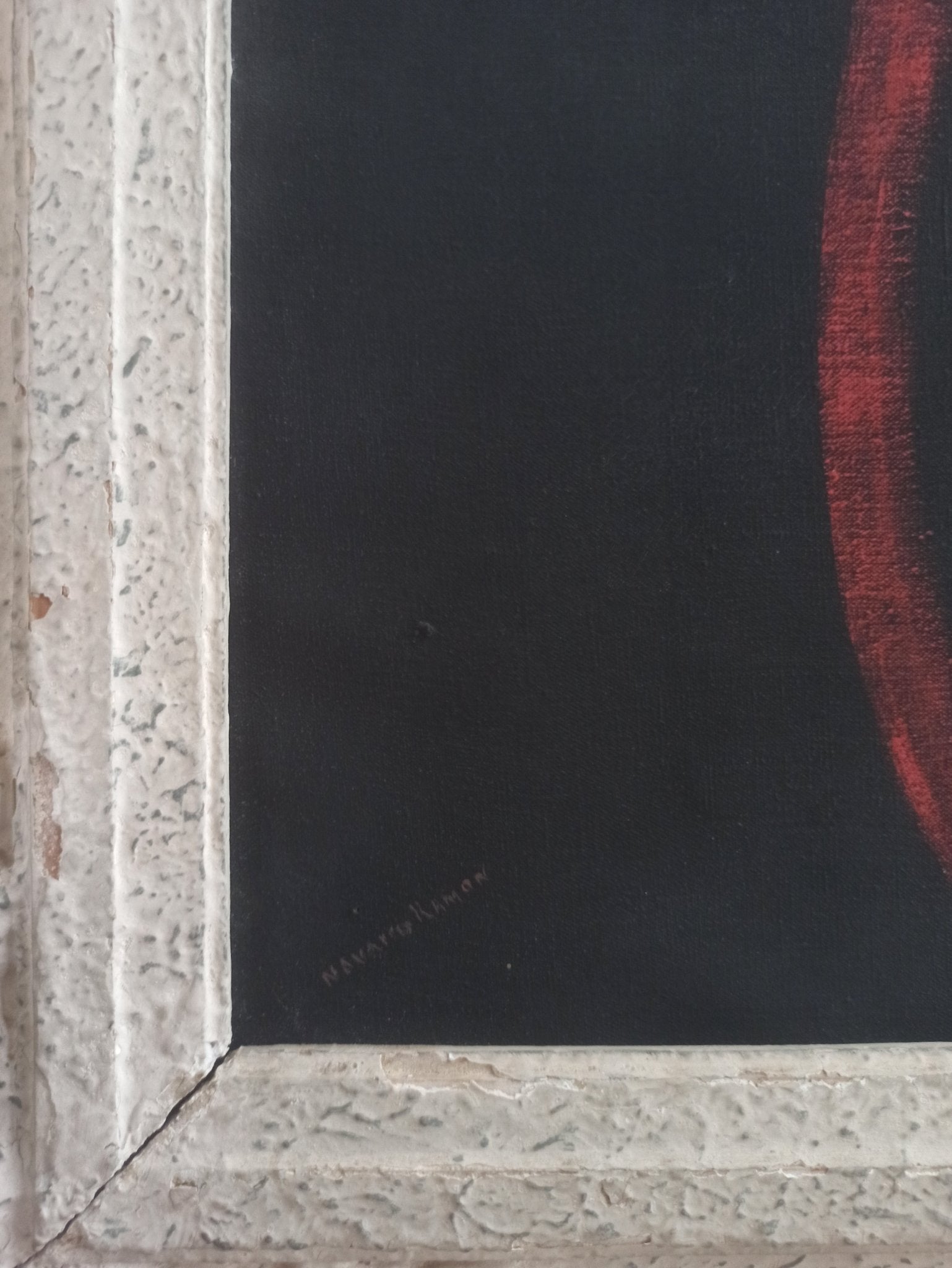 cuadro original de vendor Juan Navarro Ramón - Figura con mandolina arte contemporáneo en Gaudifond