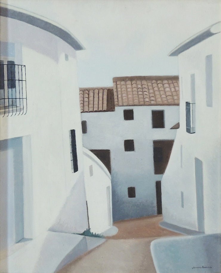 cuadro original de vendor Juan Navarro Ramón - Paisaje de Belmonte arte contemporáneo en Gaudifond