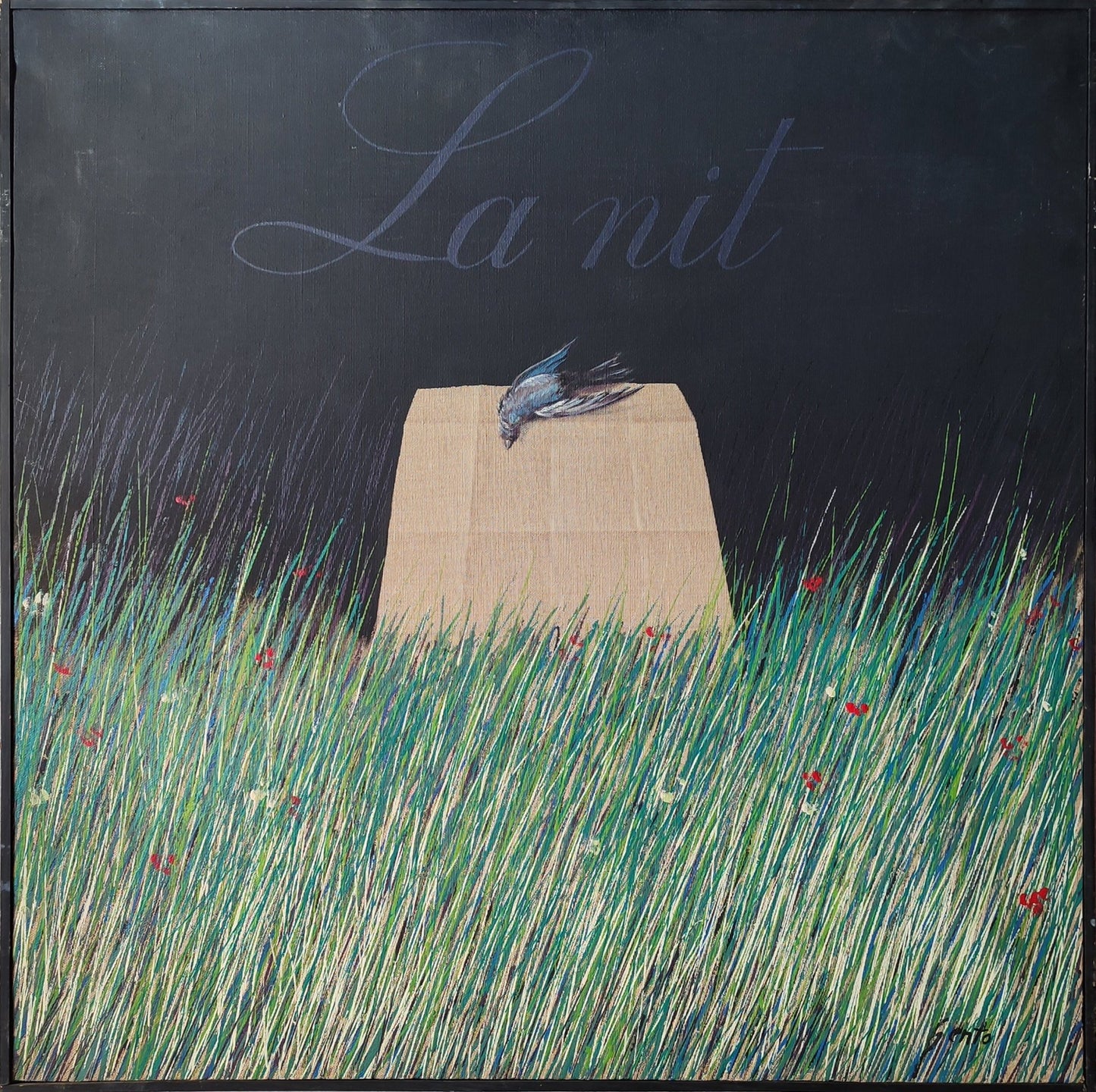 cuadro original de vendor Sento Masiá - La Nit arte contemporáneo en Gaudifond