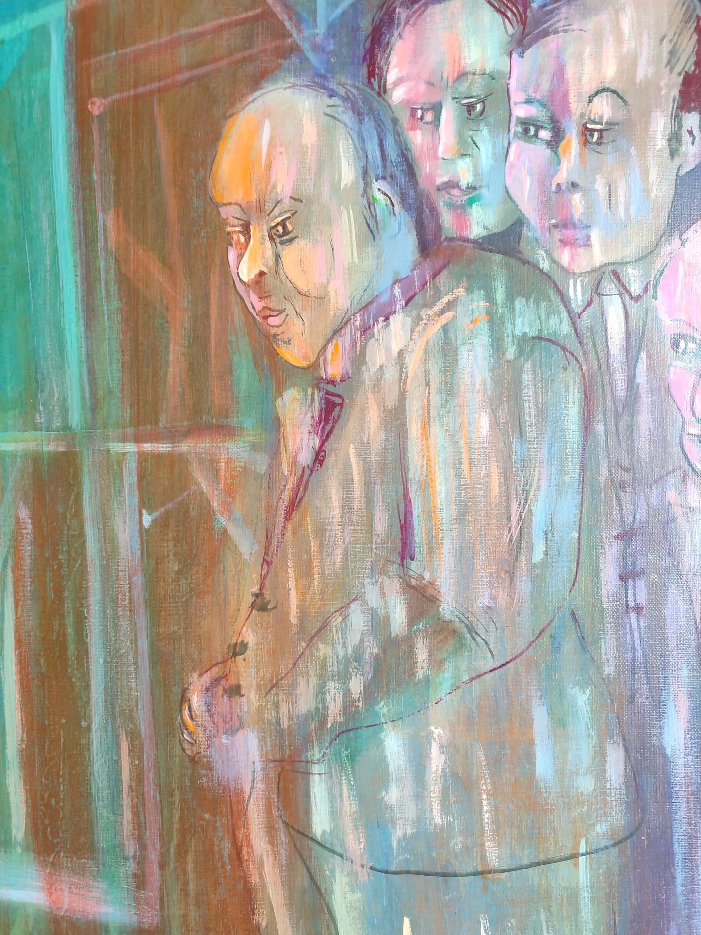 cuadro original de vendor Sonja Sananes - En el circo arte contemporáneo en Gaudifond