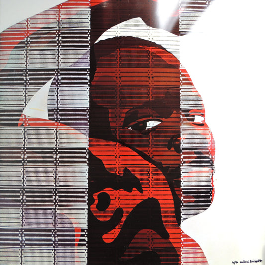 Impresión sobre plancha metálica edición limitada arte contemporáneo Antoni Miró Vencerem Gaudifond
