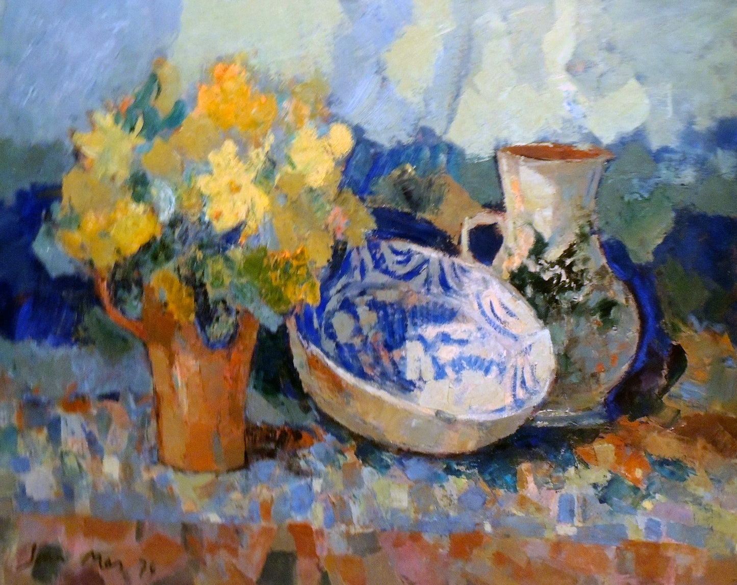 Joan Mas - Bodegón con flores