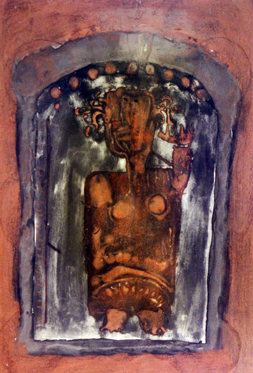 Dibujo abstracto Agustín Alamán Hiroshima D-3 Gaudifond