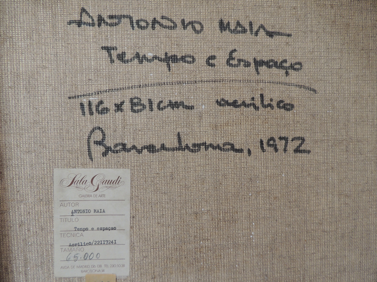 Antonio Maia - Tempo e Espaço