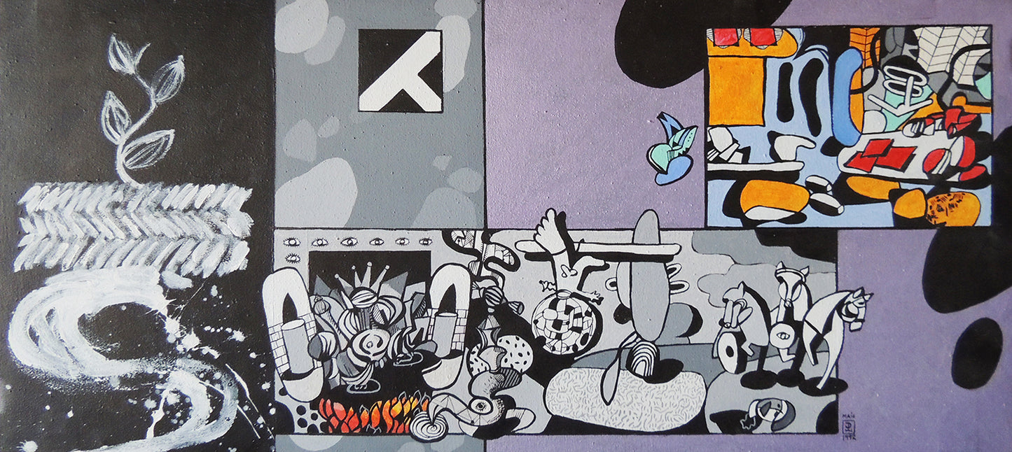 Enric Pascó cuadro abstracto moderno Gaudifond