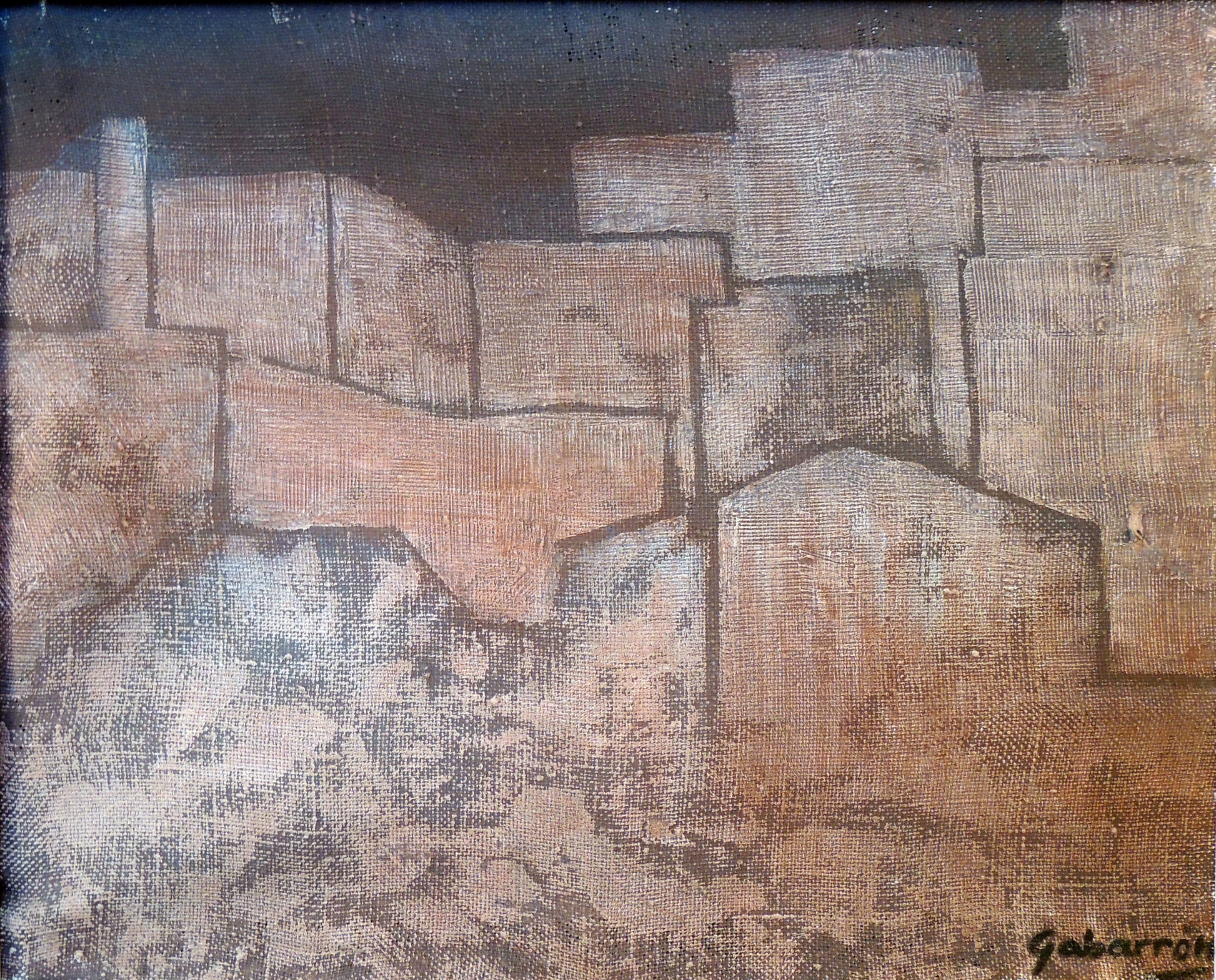 Cristóbal Gabarrón obra abstracta construcciones Gaudifond