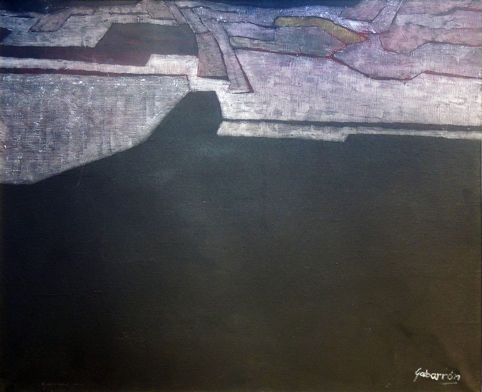 Cristóbal Gabarrón obra abstracta paisaje articulado Gaudifond