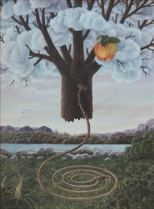 Gervasio Gallardo cuadro surrealista Arbol Vida Gaudifond