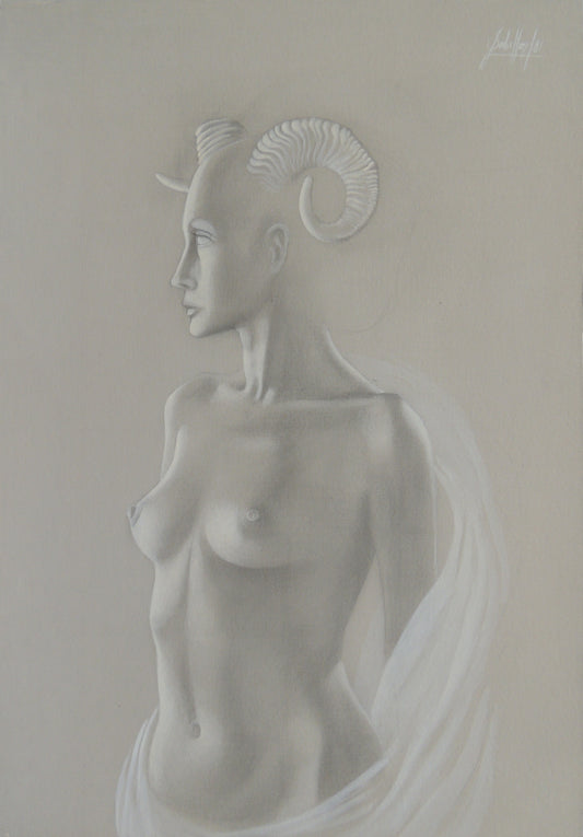 Gregorio Sabillon dibujo desnudo Gaudifond