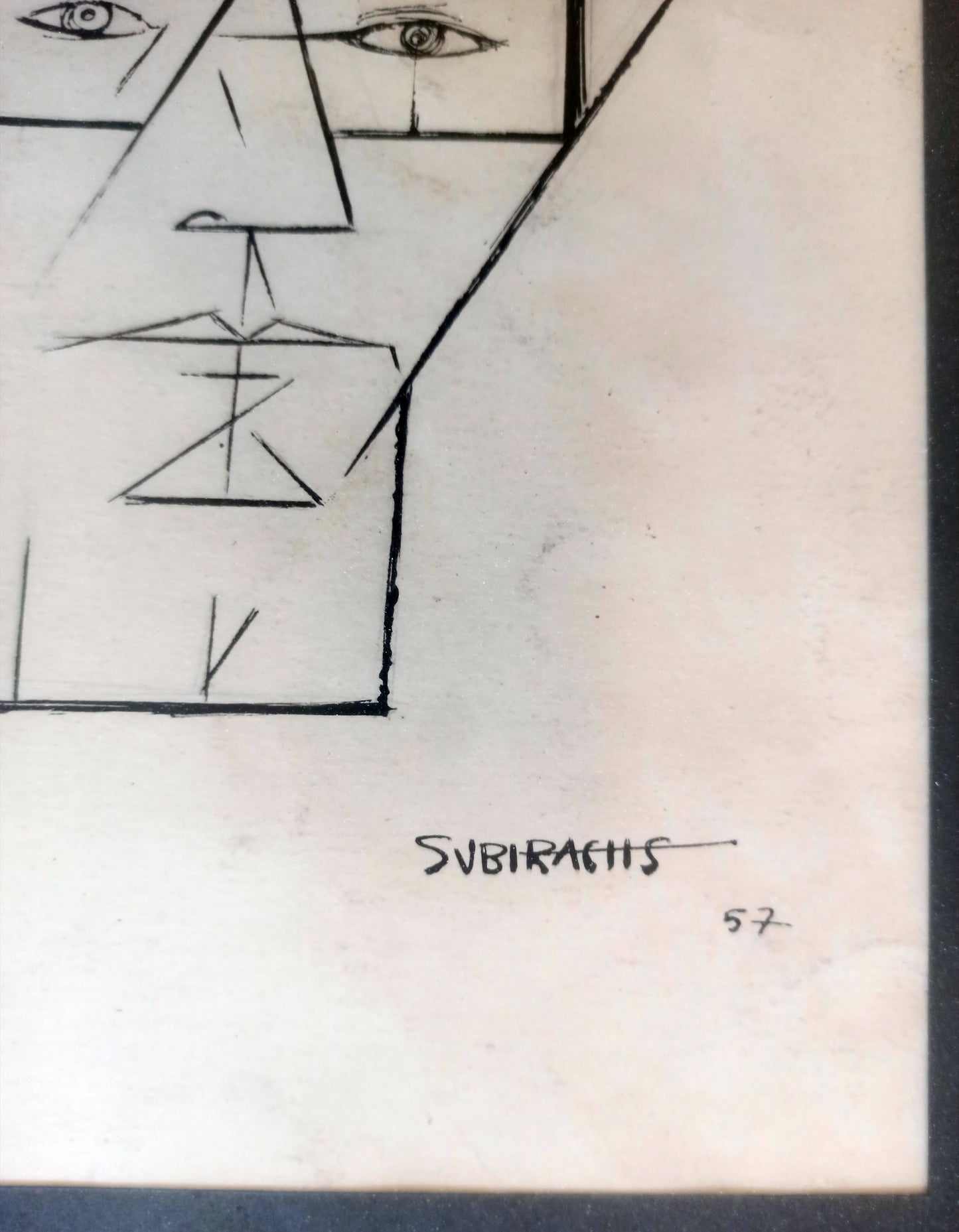 Josep Maria Subirachs - Dibujo de doble cara