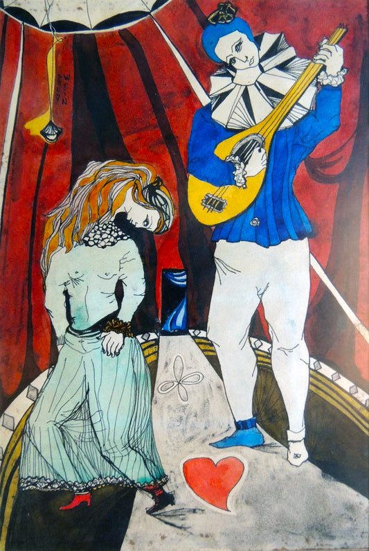 Sally Weintraub - Gente de circo. Dibujo 18