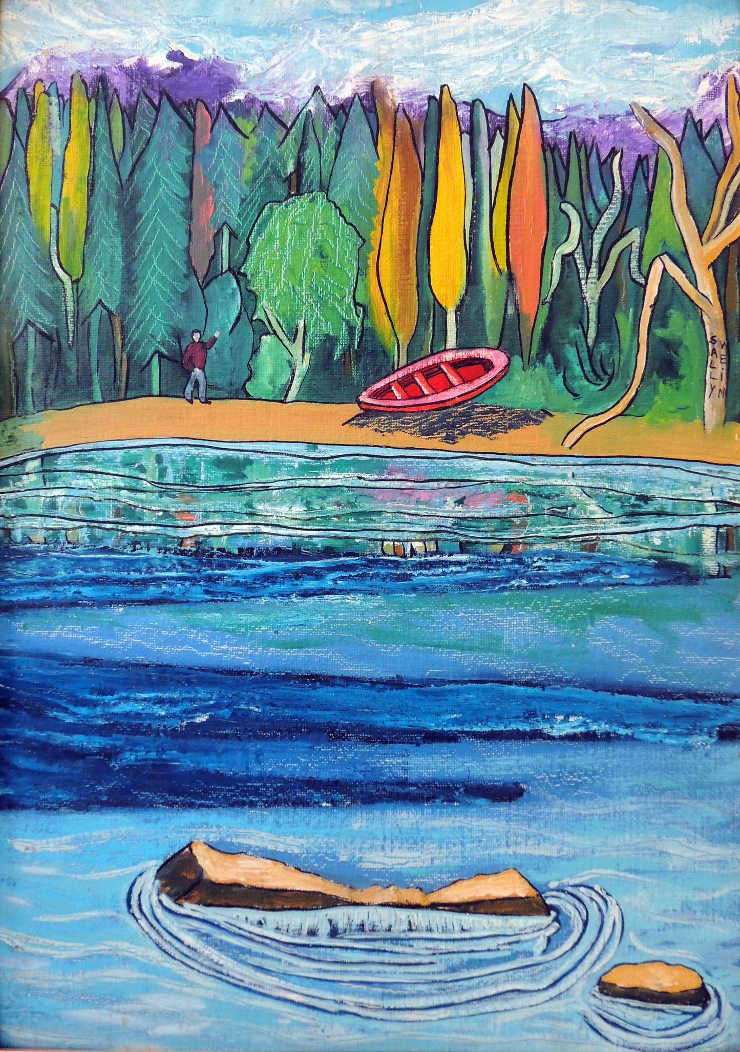 Sally Weintraub - Paisaje de Bariloche