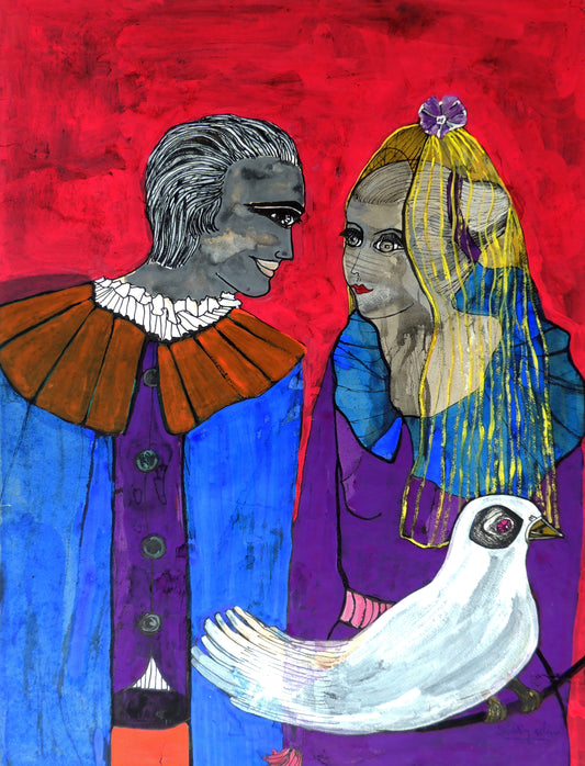Sally Weintraub - Pareja con Paloma