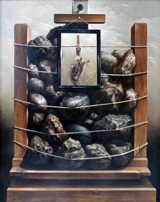 cuadro original de vendor Alberto Pancorbo - Patetismo en el caballete arte contemporáneo en Gaudifond
